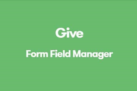 GIVE FORM FIELD MANAGER